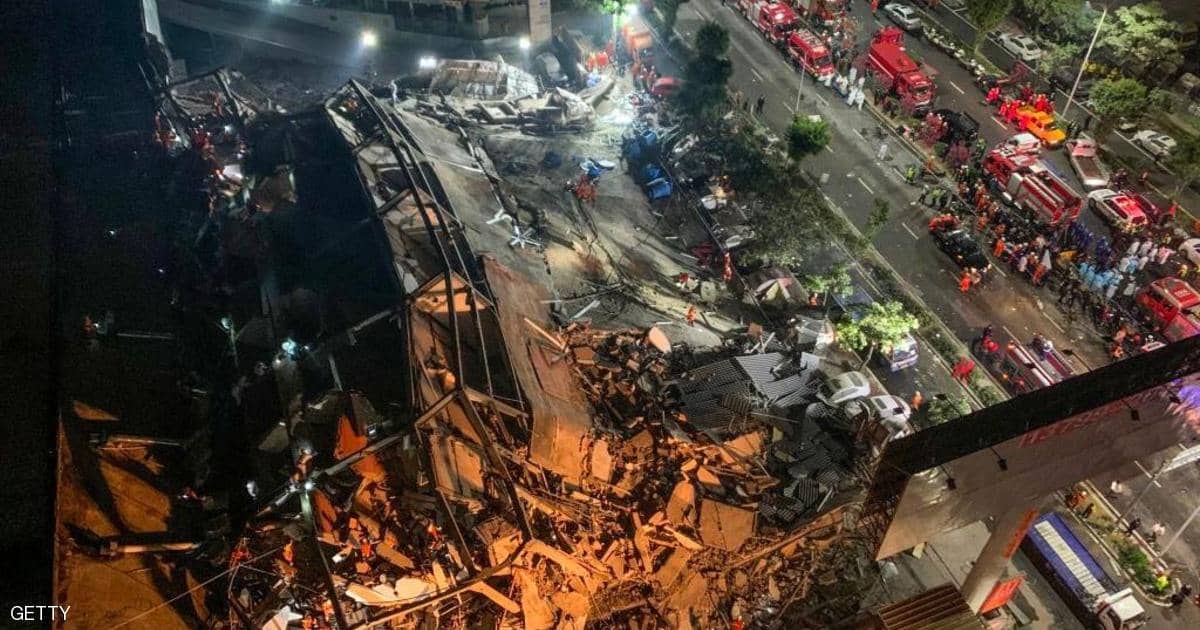 العشرات محاصرون بعد انهيار فندق يستخدم للحجر الصحي في الصين