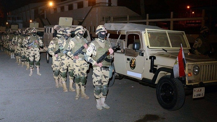 الجيش المصري يُعلن مقتل و إصابة العديد من عناصره بانفجار شمال سيناء