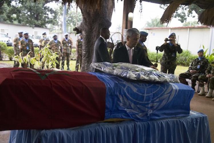 “الأمم المتحدة” تُكرم جندياً مغربياً فقد حياته في إفريقيا الوسطى