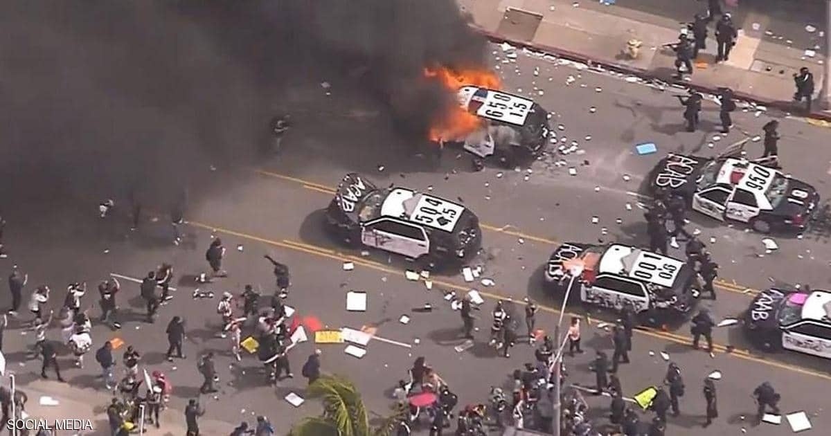 بالصور.. مدن أميركية “تشتعل” ومواجهات دموية مع الشرطة