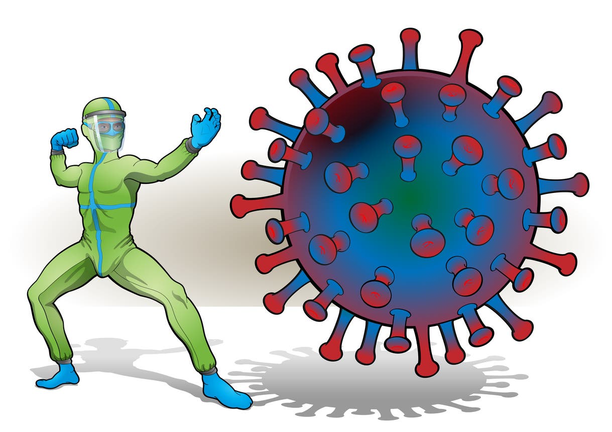 جديد العلماء: جسم مضاد يضرب “تاج” الفيروس ويخرب شكله