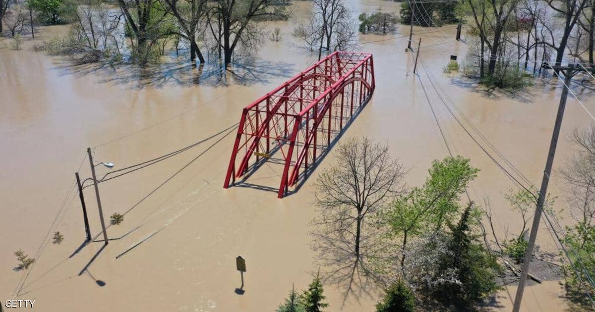 فيضانات “تاريخية” تضرب ولاية ميشيغان وتجلي الآلاف