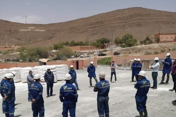 إضراب يشل العمل في أكبر منجم للفضة بالمغرب