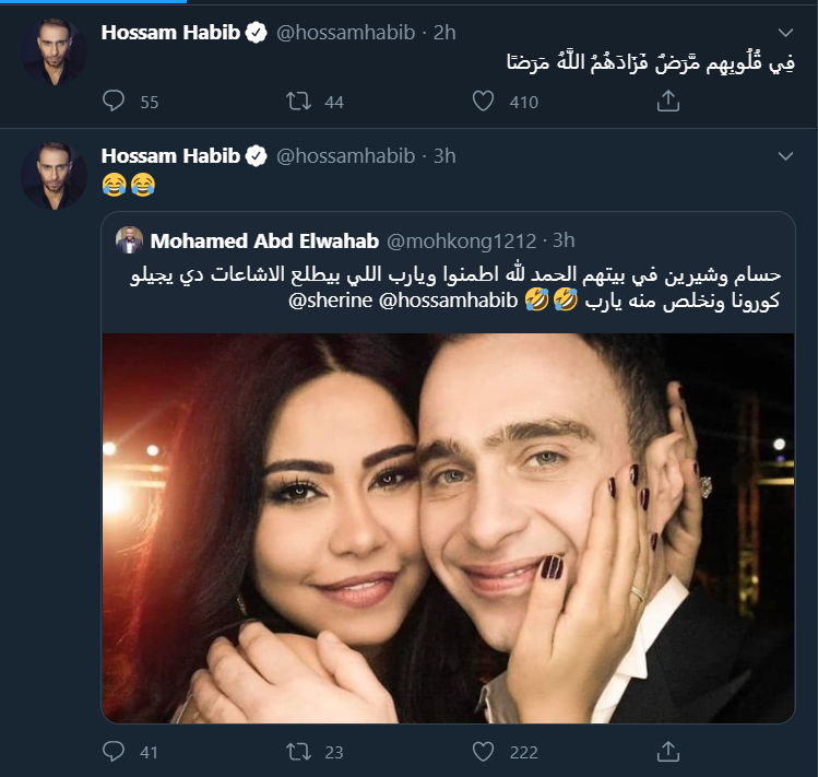 شيرين ترد على شائعات شجارها مع زوجها