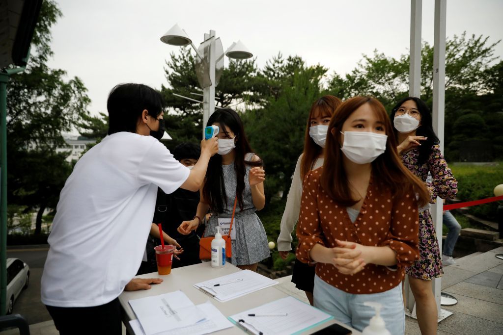 كوريا الجنوبية: 44 اصابة جديدة بفيروس كورونا ترفع الاجمالي إلى 13417