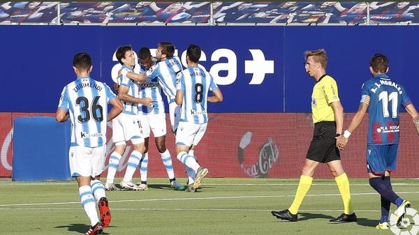 ليفانتي يتعادل مع ريال سوسييداد في الدوري الإسباني