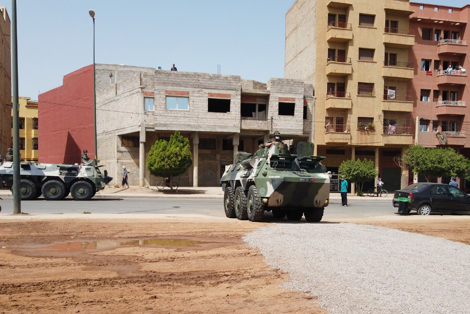 وحدات القوات المسلحة الملكية تنتشر في بني ملال