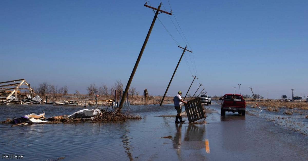 الإعصار دلتا يقطع الكهرباء مجددا عن لويزيانا الأميركية