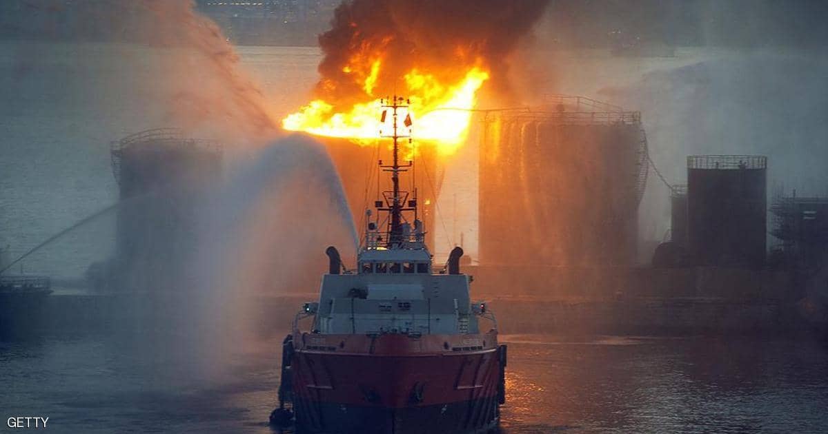 انفجار ناقلة نفط روسية في بحر “آزوف”