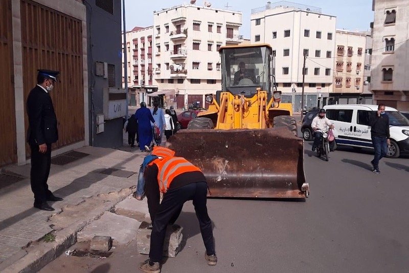 السلطة المحلية تطلق حملة واسعة لاسترجاع الملك العام بالدار البيضاء