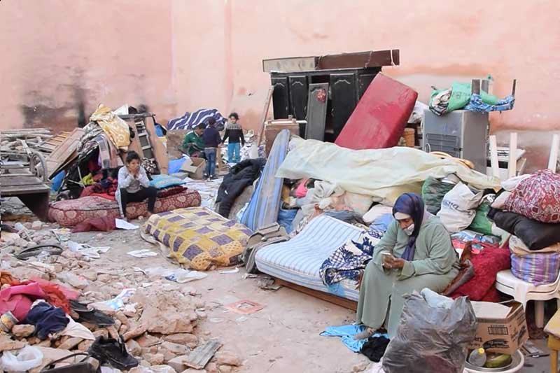 انهيار منازل في مراكش
