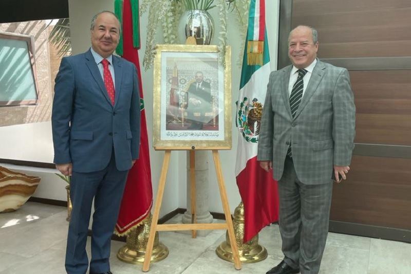 سفيرا المغرب والمكسيك يلتقيان في المكسيك