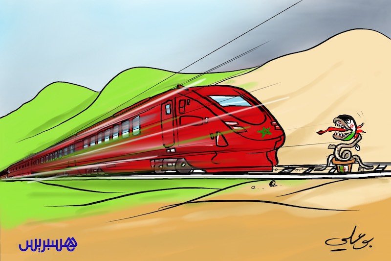 قطار المغرب في صحرائه