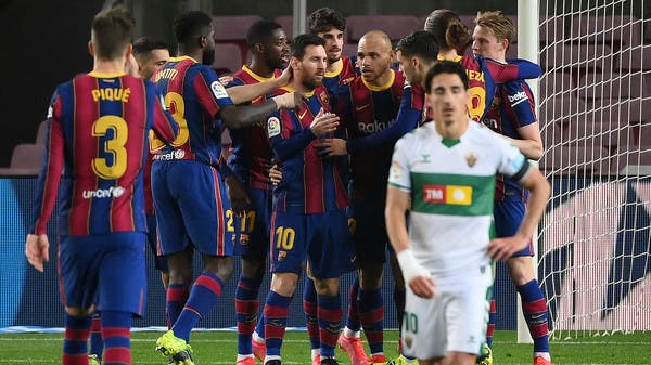 كومان يُشيد بشراسة ميسي ضد لاعبي برشلونة