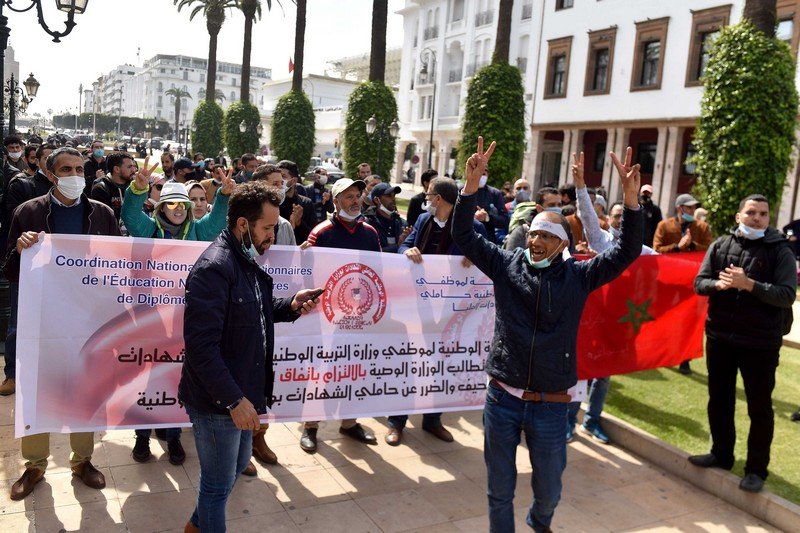 أساتذة يصعّدون الاحتجاج ضد “وزارة التربية” لتسوية الملفات المطلبية