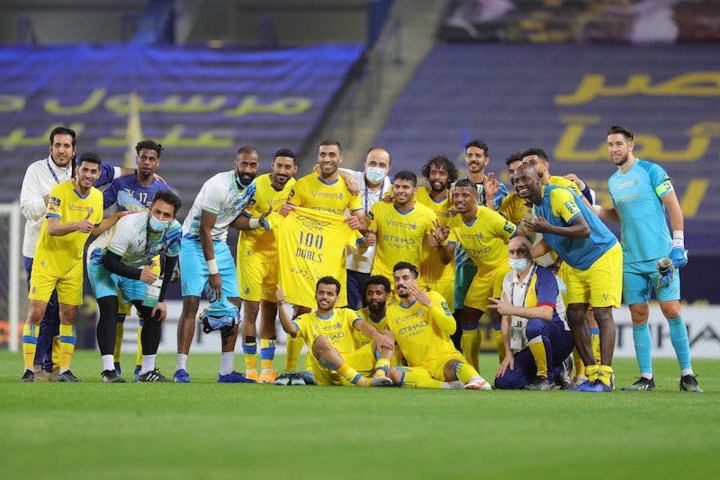 حمد الله يحرز الهدف الـ100 مع النصر السعودي