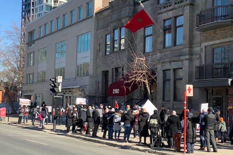 فكيكيون في كندا يحتجون ضد “الابتلاع الجزائري”