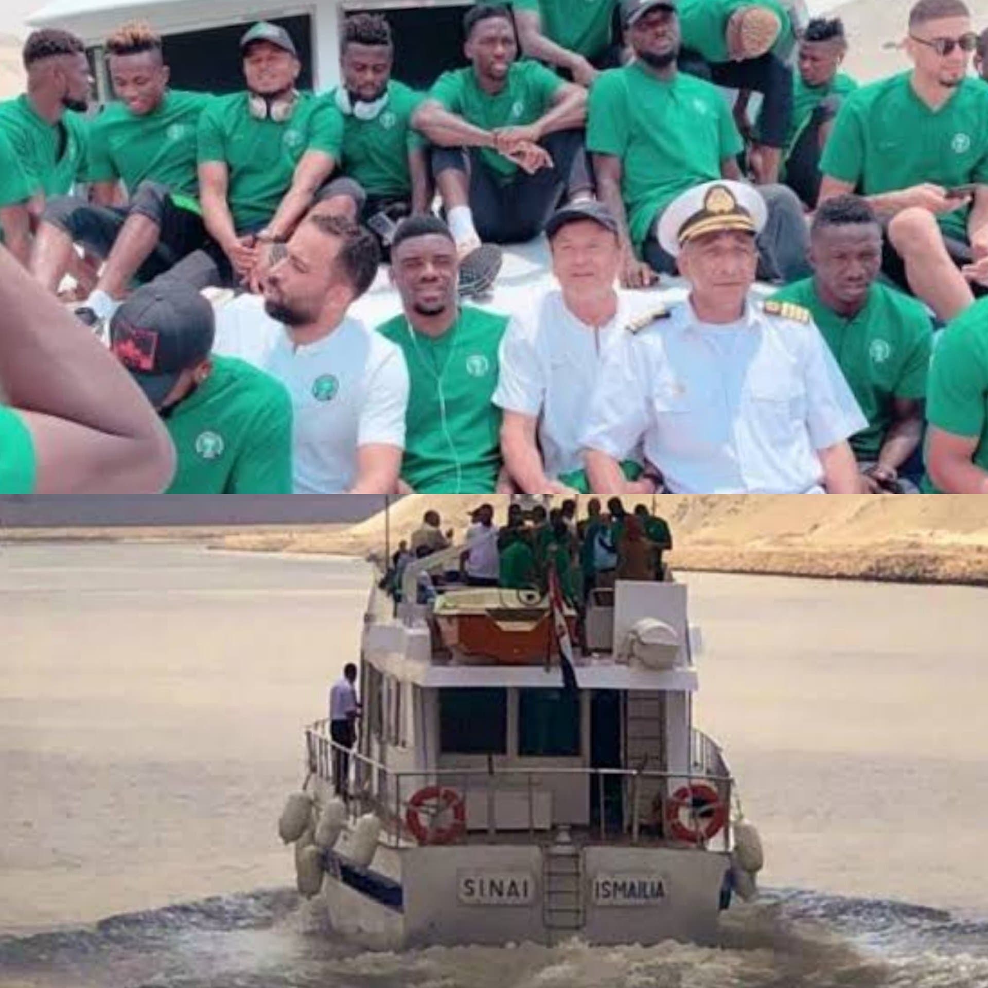 منتخب نيجيريا يسافر إلى بنين عبر قارب