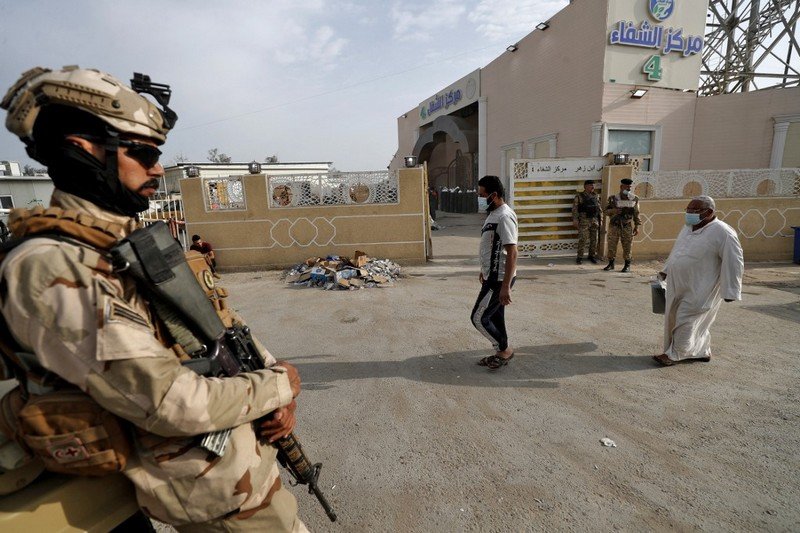 احتراق مستشفى عراقي يسقط عشرات القتلى