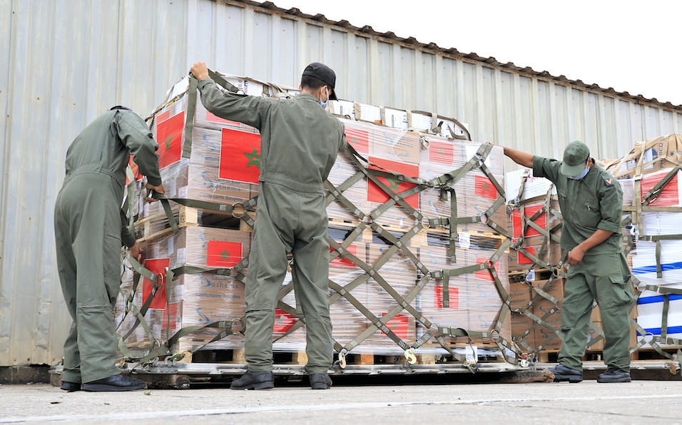 الجيش اللبناني يتسلم دفعة ثانية من المساعدات الغذائية الموجهة بتعليمات ملكية سامية