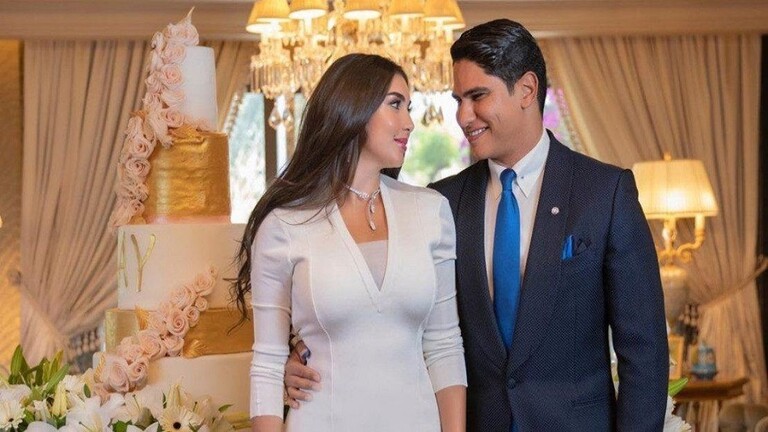 ياسمين صبري وأبو هشيمة يحتفلان بعيد زواجهما الأول