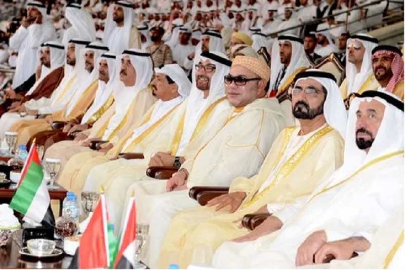 قادة دولة الإمارات يهنئون الملك بعيد الفطر
