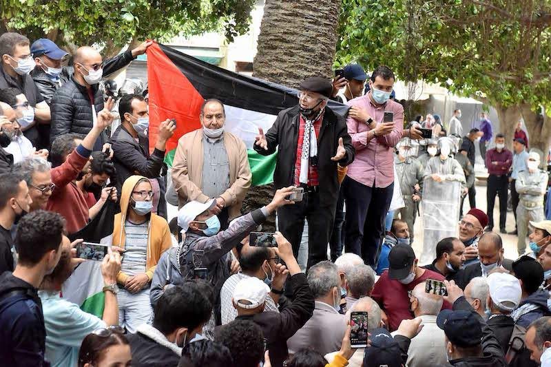 وقفات في مدن مغربية تندد بجرائم الاحتلال الإسرائيلي ضد القدس وغزة