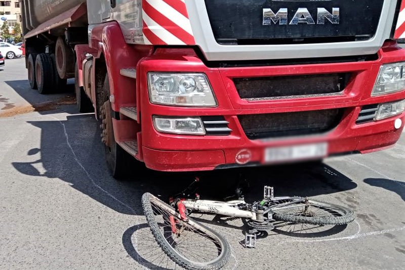 ​شاحنة تقتل سائق دراجة هوائية وسط خريبكة