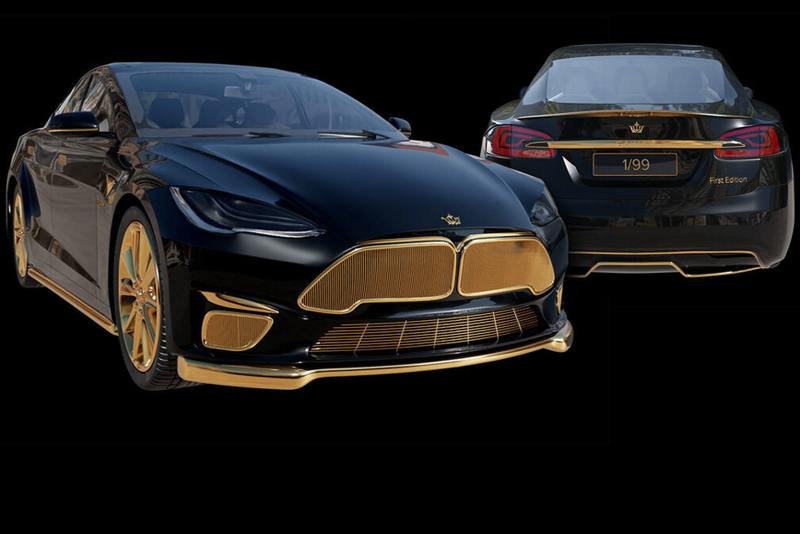 “كافيار” تكسو تسلا Model S Plaid+ بالذهب