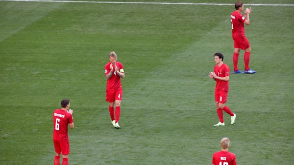 لاعبو الدنمارك سعداء بزيارة إريكسن