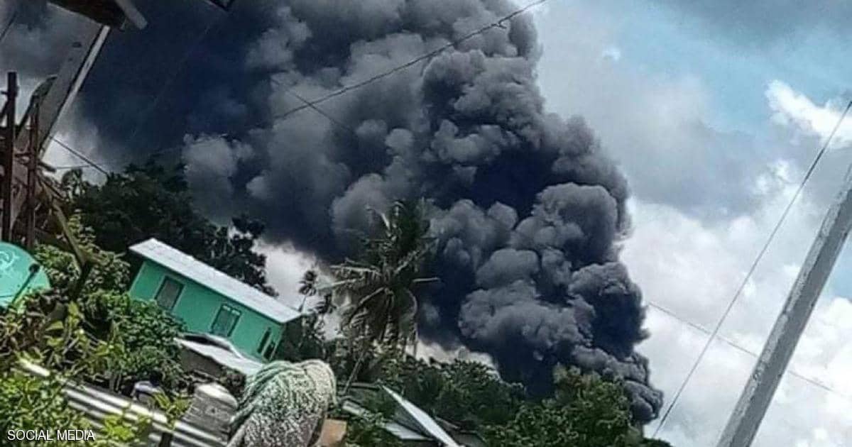 إنقاذ 40 شخصا من الطائرة الفلبينية المنكوبة
