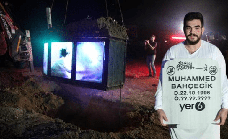 شاهد : يوتيوبر تركي يدفن نفسه حياً في تابوت تحت الأرض