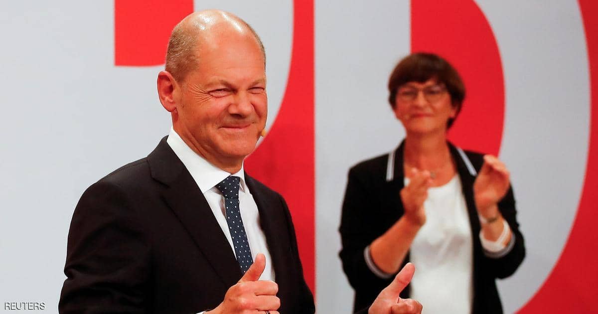 الاشتراكي الديموقراطي يفوز بالانتخابات الألمانية