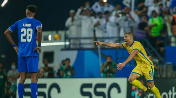 النصر يلغي عقد هدافه المغربي عبدالرزاق حمدالله