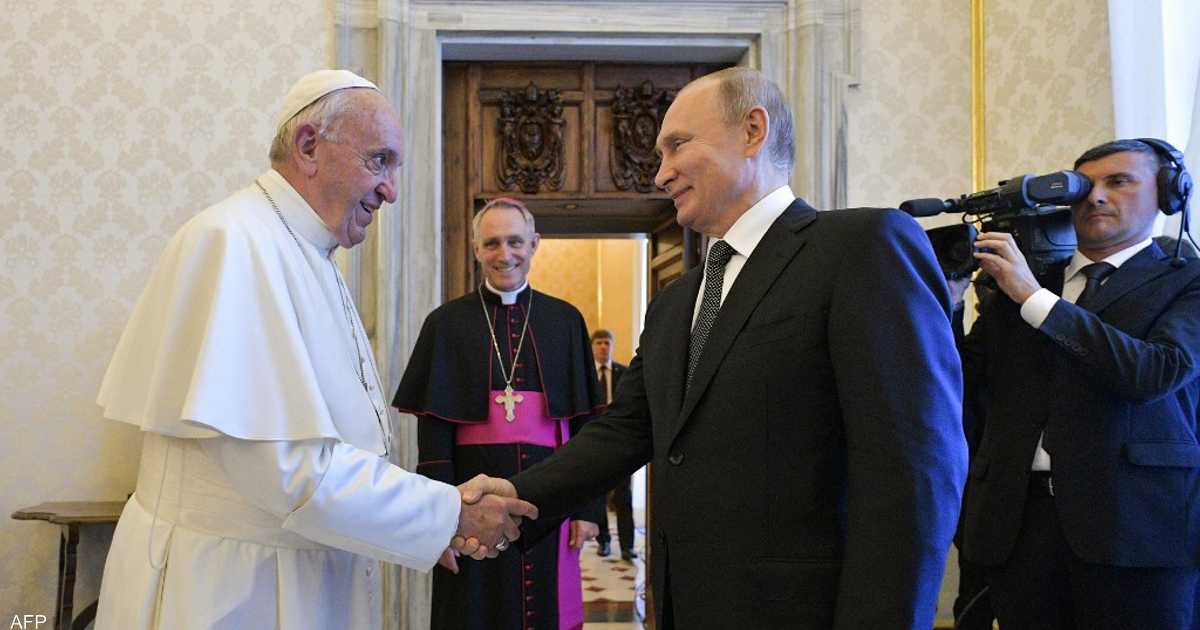 بوتن يهنئ البابا فرنسيس بعيد ميلاده