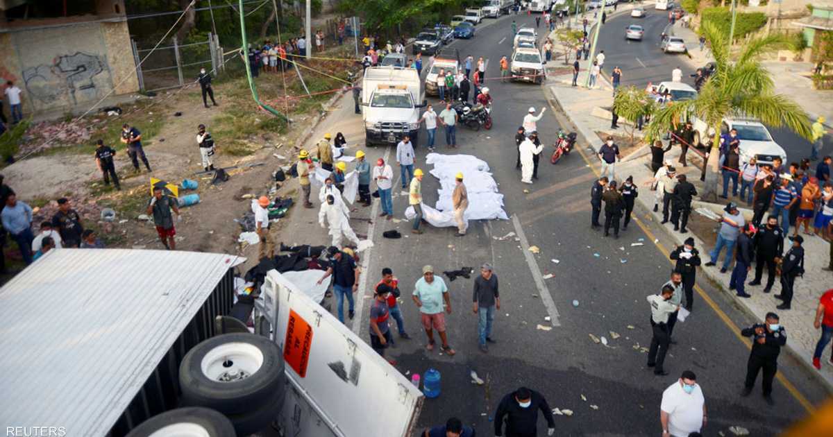 عشرات القتلى في حادث مروري بالمكسيك