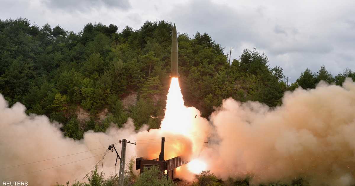 كوريا الشمالية تطلق صاروخين باتجاه بحر اليابان