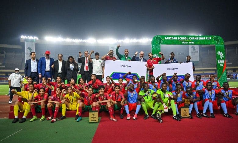 المغرب بطلا لإفريقيا لكرة القدم المدرسية النسوية