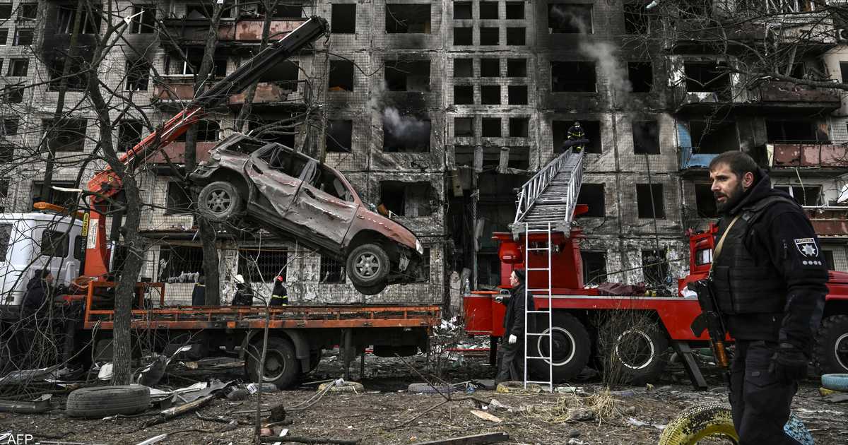رئيس بلدية كييف: قصف يصيب منازل ومركزا تجاريا