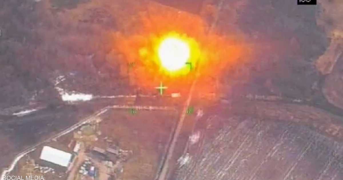 ضربة روسية لمركز قيادة أوكراني.. وفيديو يوثق الإصابة المدمرة