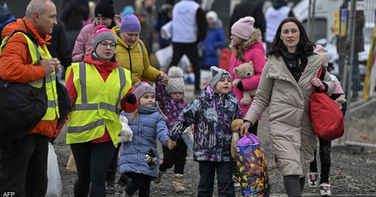 عدد اللاجئين من أوكرانيا إلى بولندا يتجاوز المليون