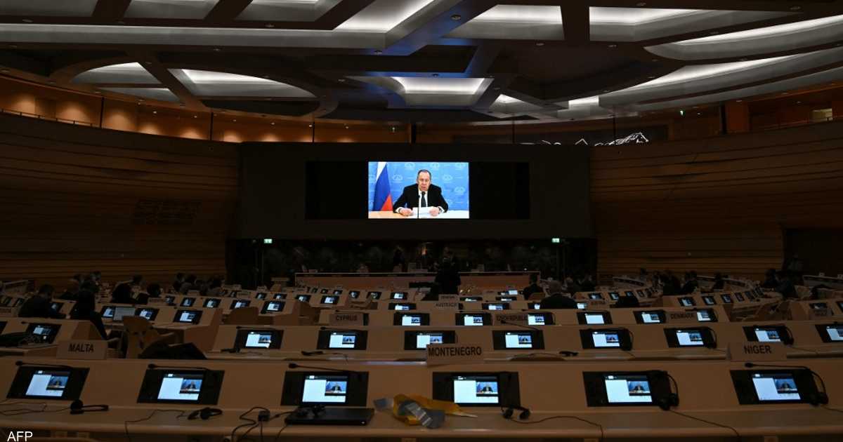 مقاطعة واسعة لخطاب لافروف خلال مؤتمر نزع الأسلحة    
