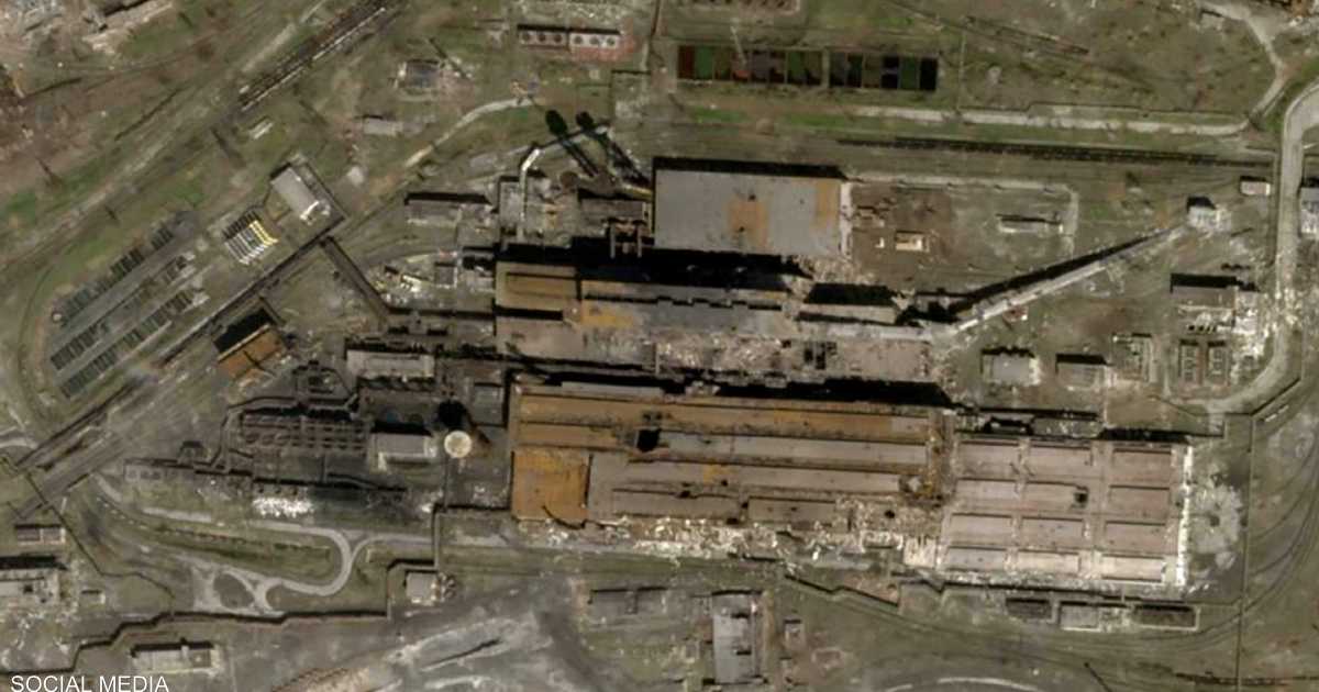 صورة فضائية تظهر ما يحدث حول “مصنع الرعب” في ماريوبول