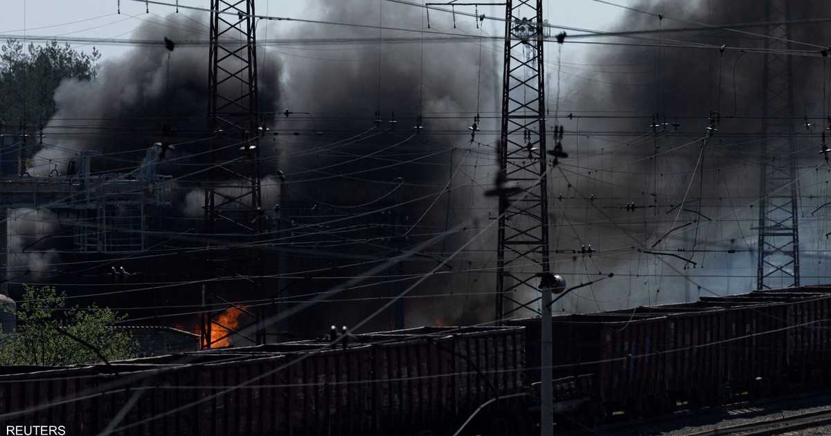 القوات الروسية تدك 6 محطات للسكك الحديدية في أوكرانيا