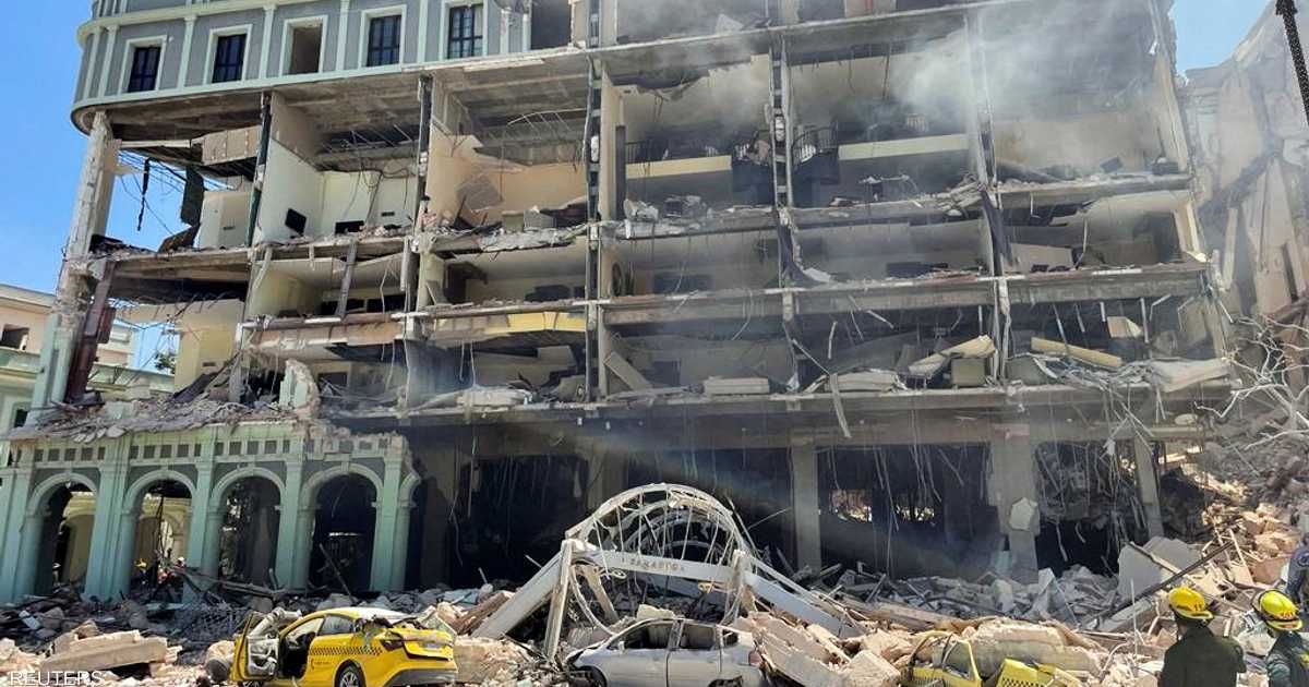 بالفيديو.. 4 قتلى و13 مفقودا في انفجار مدمر بفندق وسط هافانا