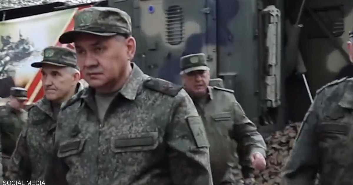 بالفيديو: وزير الدفاع الروسي يتفقد جنوده في أوكرانيا