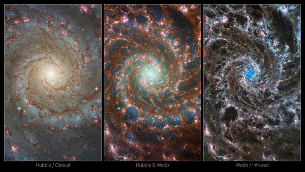 تلسكوب ويب يوفر نظرةً رائعة على مجرة فانتوم