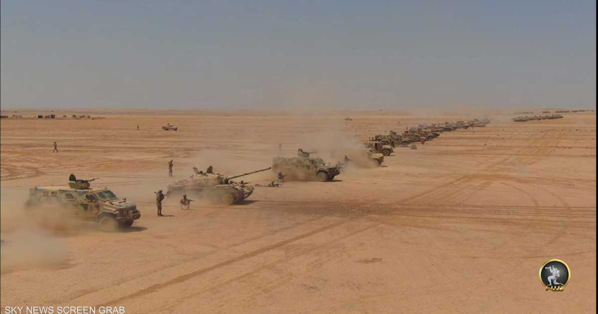 مناورة للجيش الليبي تحاكي التصدي لـ1000 إرهابي