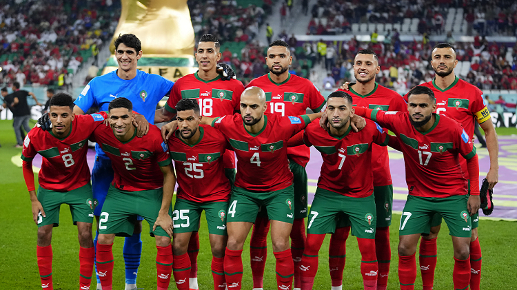 المنتخب المغربي لكرة القدم ينال جائزة أفضل منتخب أفريقي