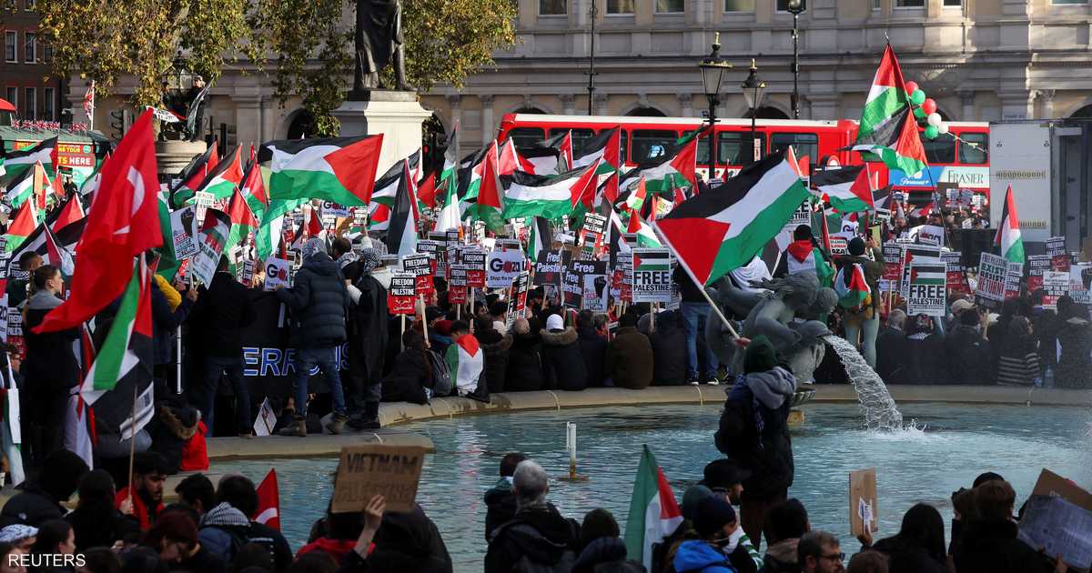 تظاهرات حاشدة حول العالم للمطالبة بوقف إطلاق النار في غزة